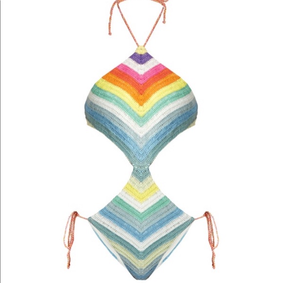 Mara Hoffman Other - NWT Mara Hoffman Prismatic Crochet One Piece XS